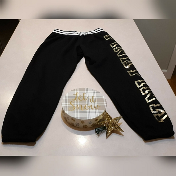 VS Pink Bling Pants in Black & Gold! - Picture 6 of 6